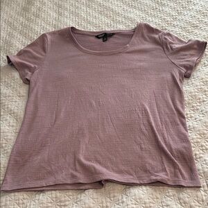 Simply Vera Vera Wang Dusty Pink Short Sleeve Tee